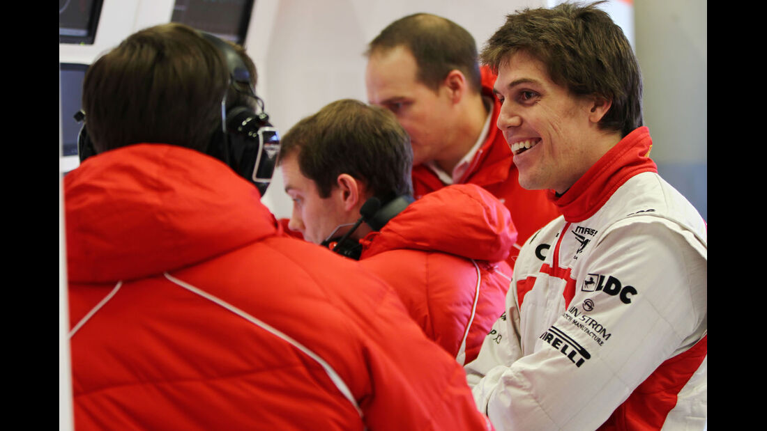 Luiz Razia, Marussia, Formel 1-Test, Jerez, 8. Februar 2013