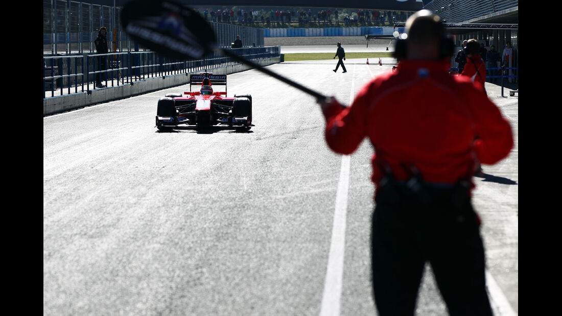 Luiz Razia, Marussia, Formel 1-Test, Jerez, 8. Februar 2013