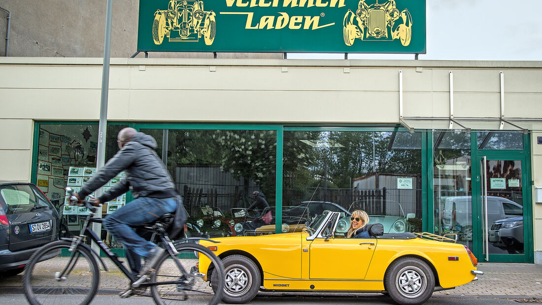 MG Midget Mark III, Seitenansicht