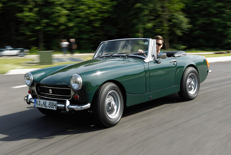 MG Midget, Seitenansicht