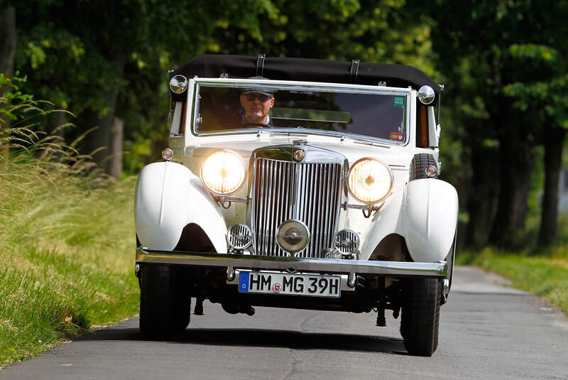 MG SA Tickford DHC, Frontansicht