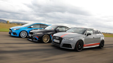 MTM-Audi RS 3 R, Laptime Performance-BMW M2, Wolf-Ford Focus RS