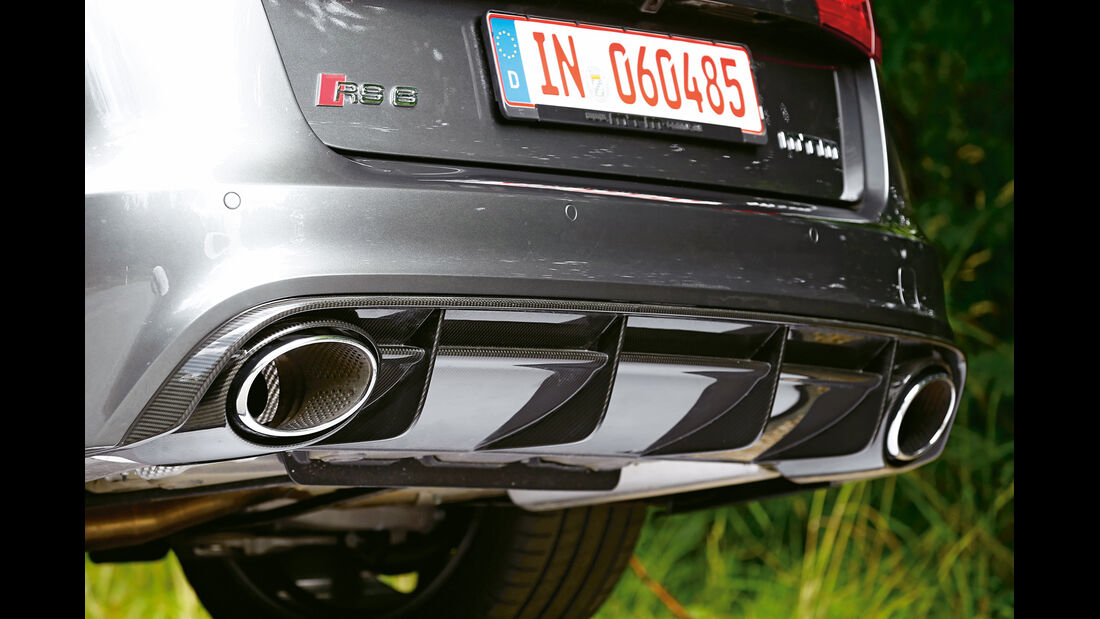 MTM-Audi RS 6 R, Endrohre