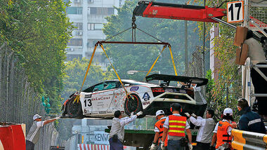 Macau Grand Prix, Unfall, Rennwagen