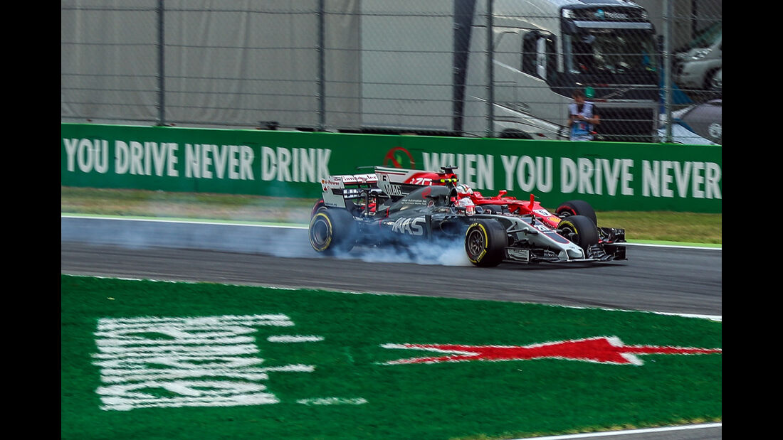 Magnussen vs. Vettel - Formel 1 - GP Italien - Monza - 1. September 2017