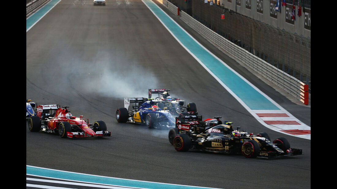 Maldonado & Alonso - GP Abu Dhabi 2015