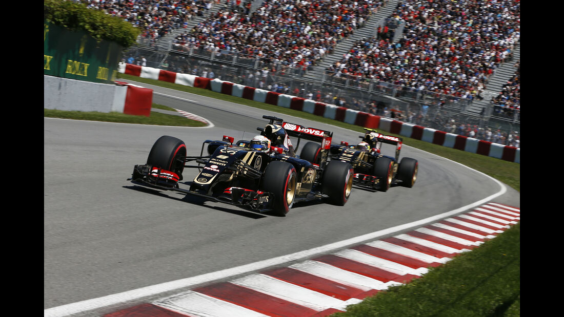 Maldonado & Grosjean - Lotus - Formel 1 - GP Kanada - Montreal - 6. Juni 2015