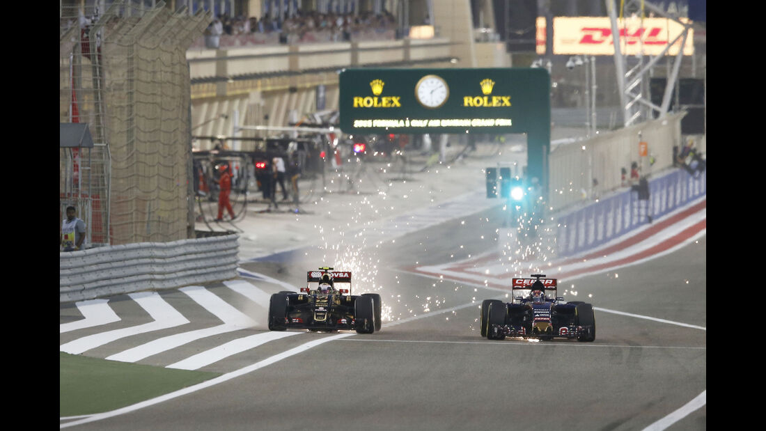 Maldonado vs. Verstappen - GP Bahrain 2015