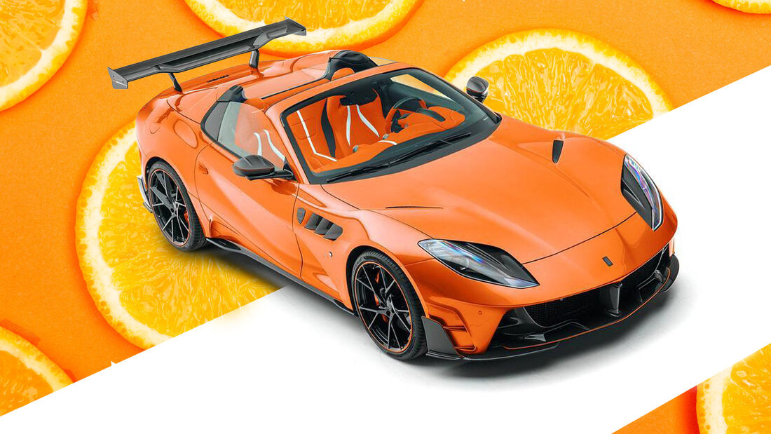 Mansory Stallone GTS Orange Ferrari 812 Tuning