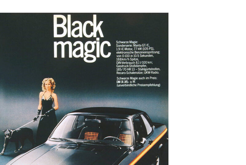 Manta A Black Magic Werbung
