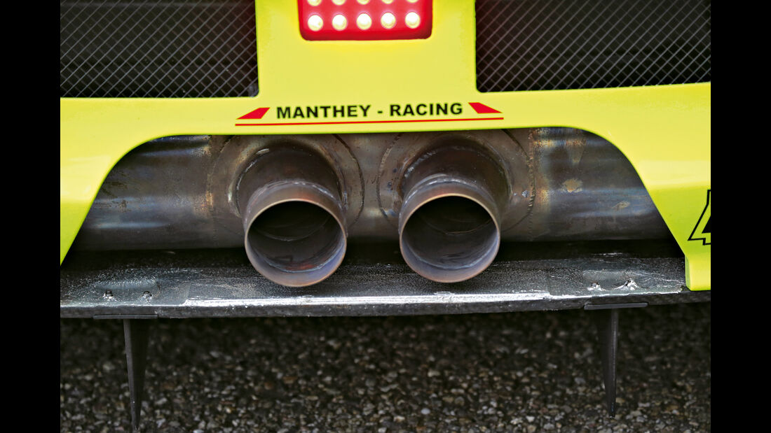 Manthey-Porsche 911 GT3 R, Endrohre