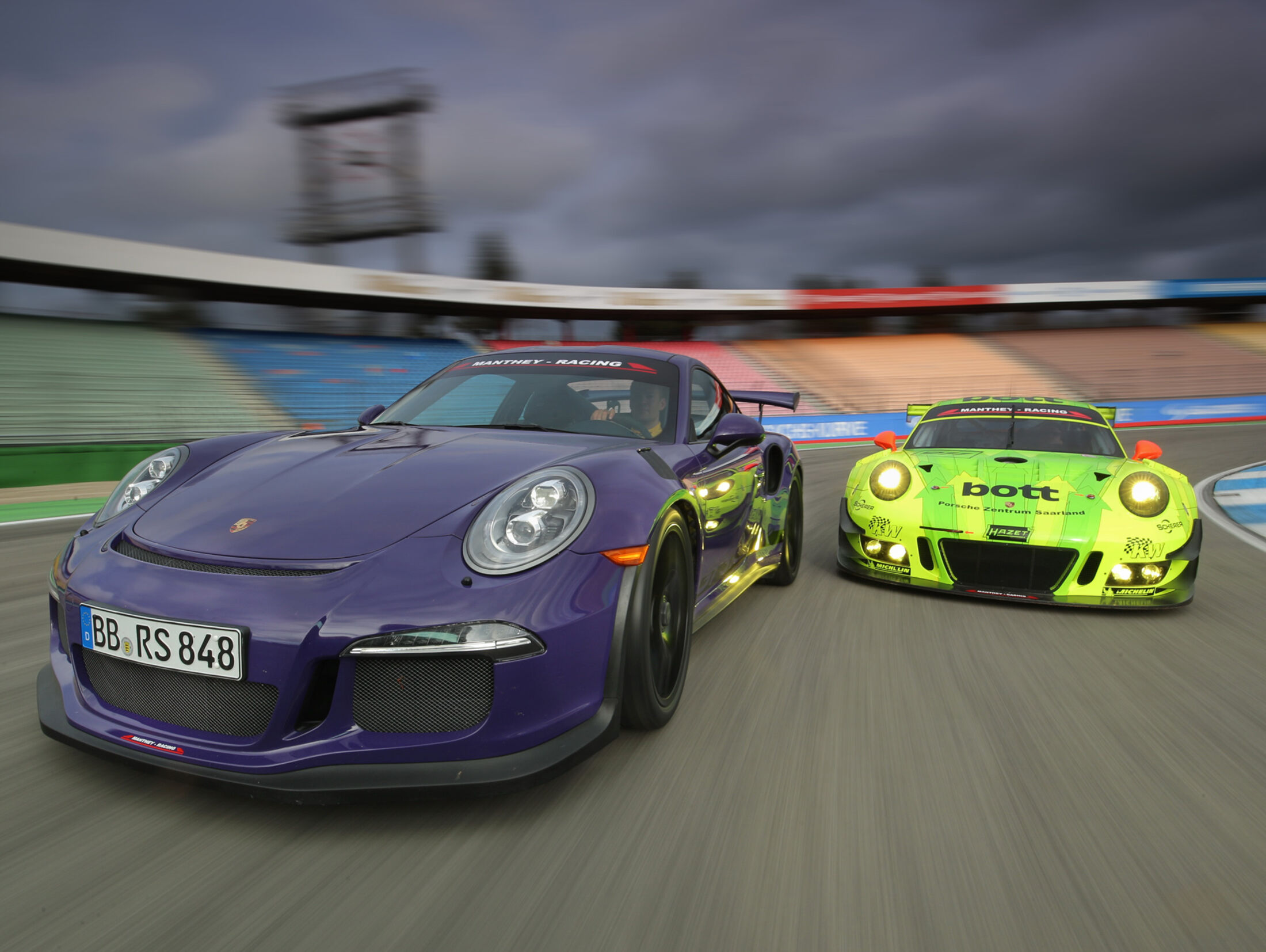 Porsche 911 GT3 RS und GT3 R von Manthey-Racing