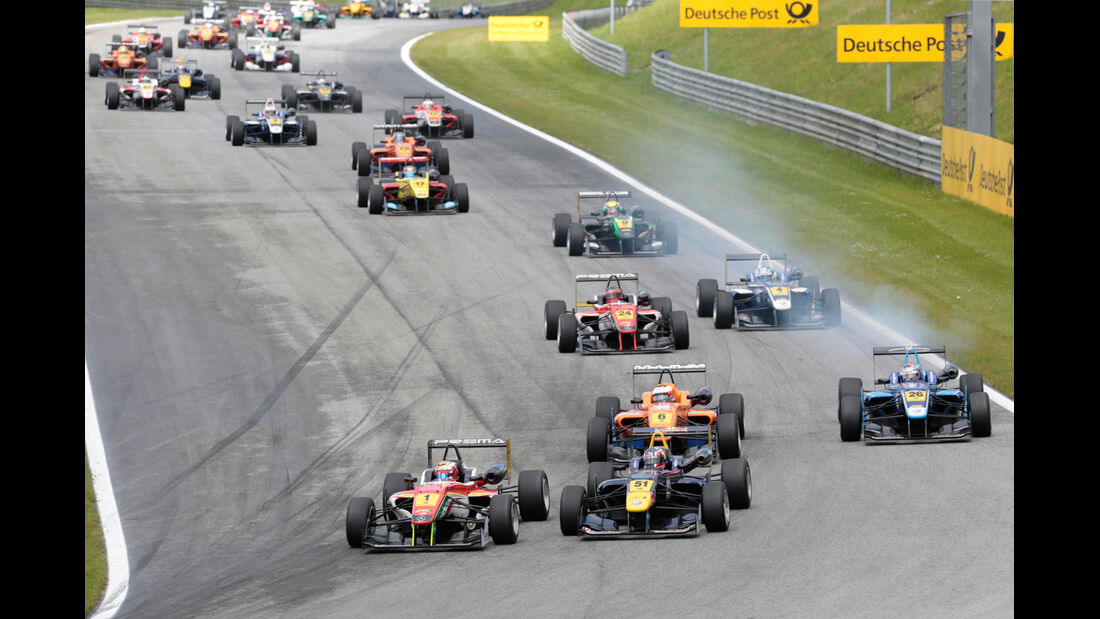 Marciello vs. Kvyat - Formel 3 - Spielberg - 2013