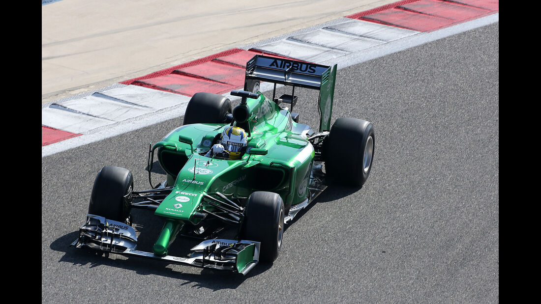 Marcus Ericsson - Caterham - Formel 1 - Bahrain - Test - 21. Februar 2014