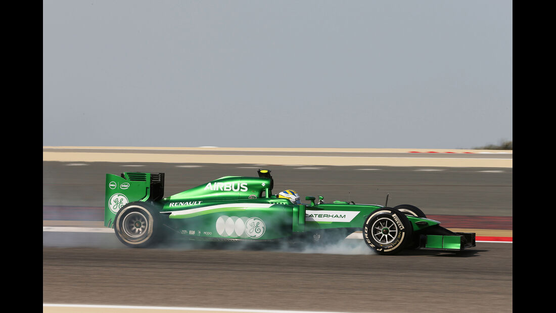 Marcus Ericsson - Caterham - Formel 1 - GP Bahrain - Sakhir - 4. April 2014