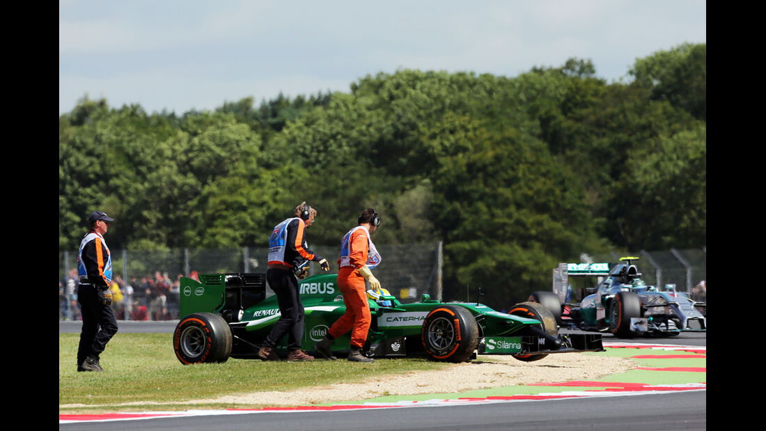 Marcus Ericsson - Caterham - Formel 1 - GP England  - Silverstone - 4. Juli 2014