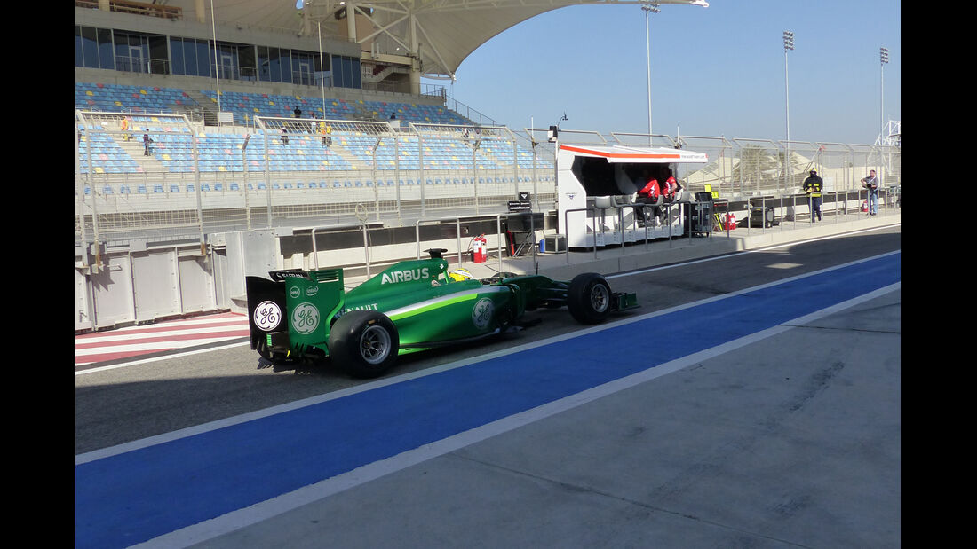 Marcus Ericsson - Caterham - Formel 1 - Test - Bahrain - 21. Februar 2014