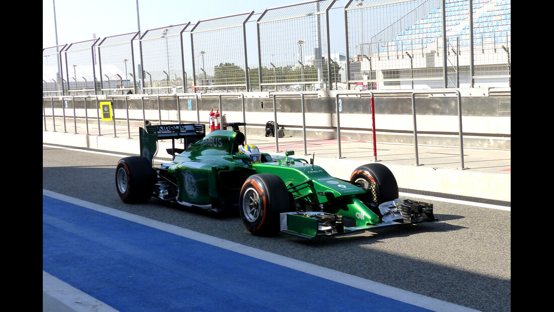 Marcus Ericsson - Caterham - Formel 1 - Test - Bahrain - 22. Februar 2014
