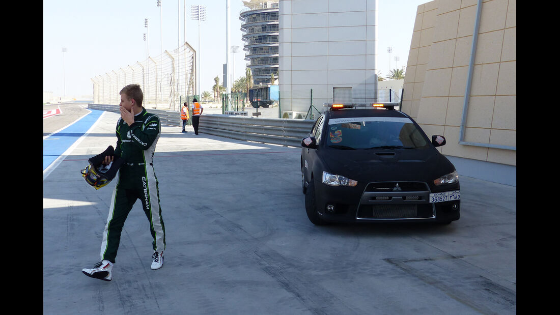 Marcus Ericsson - Caterham - Formel 1 - Test - Bahrain - 22. Februar 2014