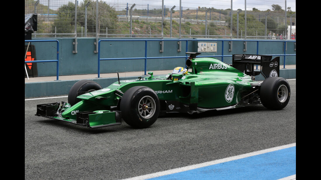 Marcus Ericsson - Caterham - Formel 1 - Test - Jerez - 29. Januar 2014