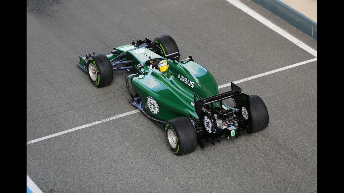 Marcus Ericsson - Caterham - Jerez - Formel 1 - Test - 29. Januar 2014