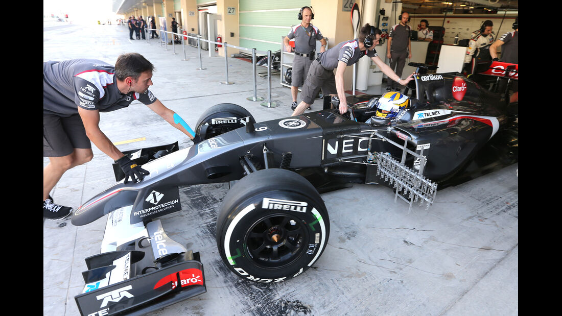 Marcus Ericsson - Sauber - Formel 1 Test - Abu Dhabi - 25. November 2014
