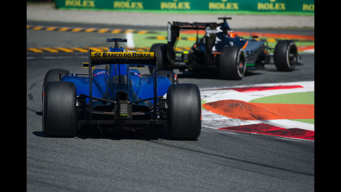 Marcus Ericsson - Sauber - Nico Hülkenberg - Force India - GP Italien 2015 - Monza 