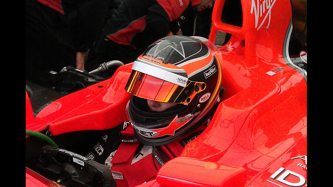 Maria de Villota Test Duxford Marussia 2012