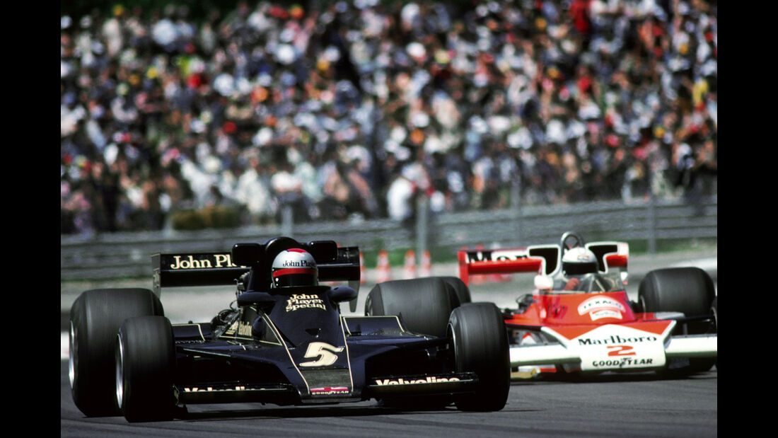 Mario Andretti - Lotus 78 - Jochen Mass - McLaren M23 - GP Frankreich 1977 - Dijon