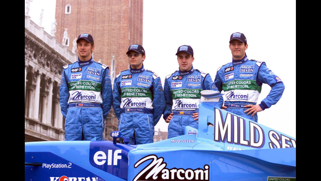 Mark Webber 2001 Benetton