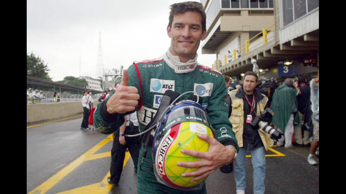 Mark Webber 2003 Jaguar