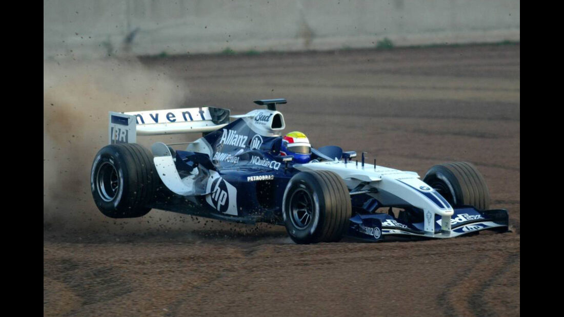 Mark Webber 2004 Tests BMW Williams