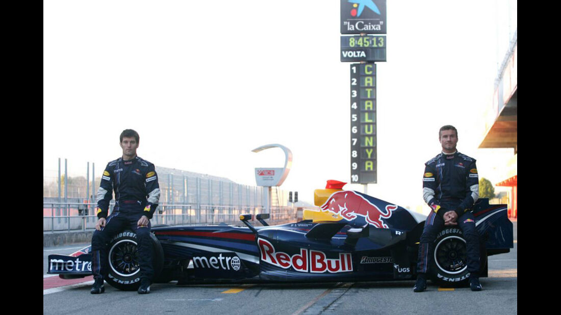 Mark Webber 2007 Red Bull David Coulthard Präsentation