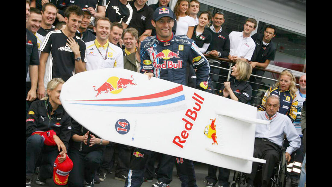 Mark Webber 2009 GP Deutschland Sieg
