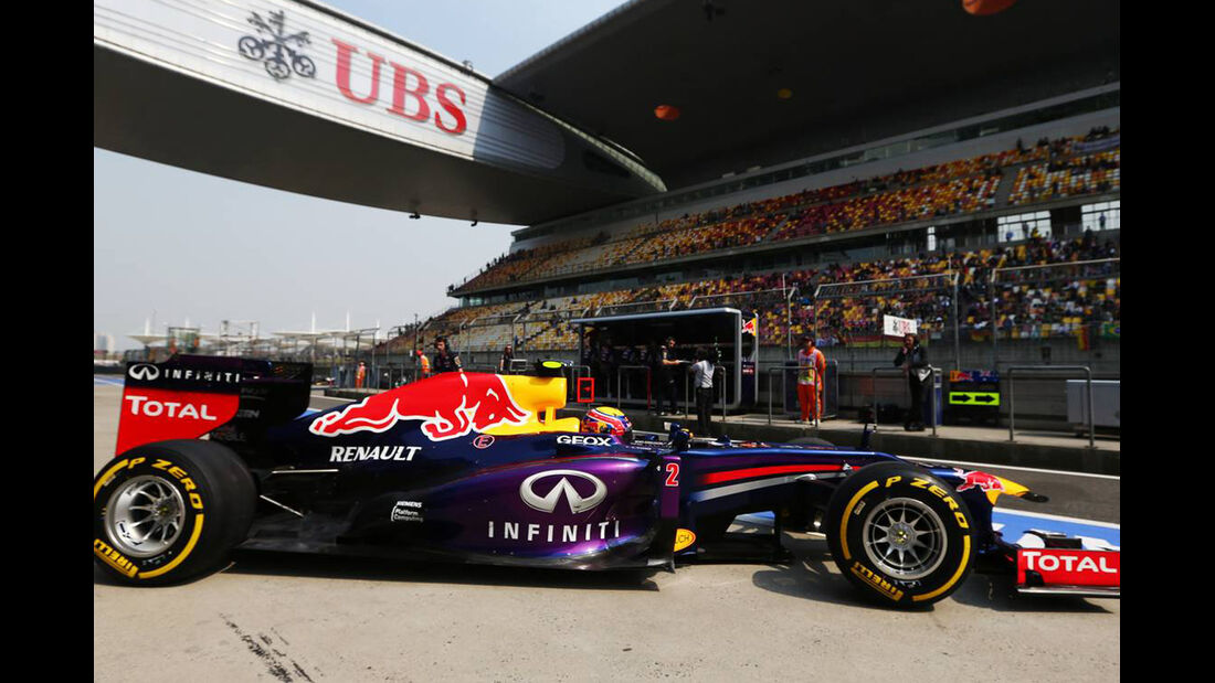 Mark Webber - Formel 1 - GP China -12. April 2013
