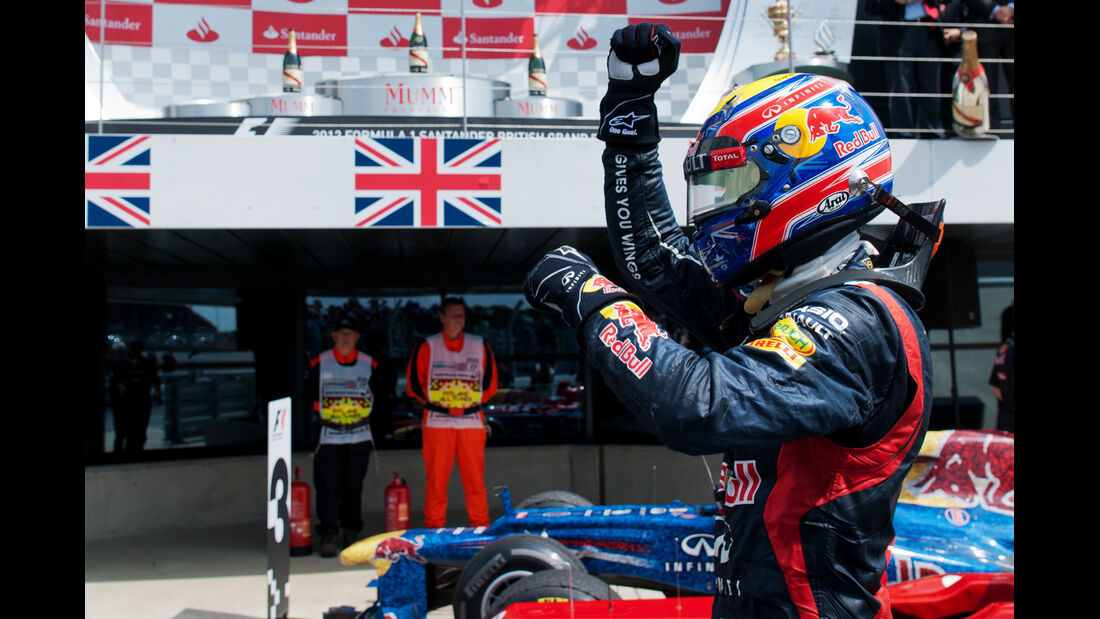 Mark Webber GP England Silverstone 2012