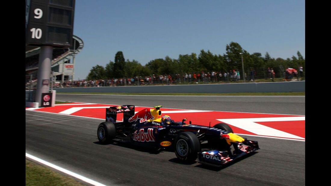 Mark Webber GP Spanien 2011