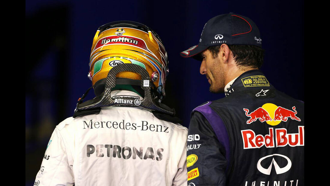Mark Webber - Lewis Hamilton - Formel 1 - GP Abu Dhabi - 02. November 2013