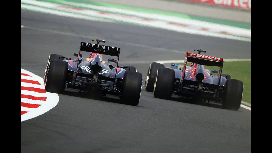 Mark Webber - Re Bull - Jean-Eric Vergne -Toro Rosso - Formel 1 - GP Indien - 26. Oktober 2013