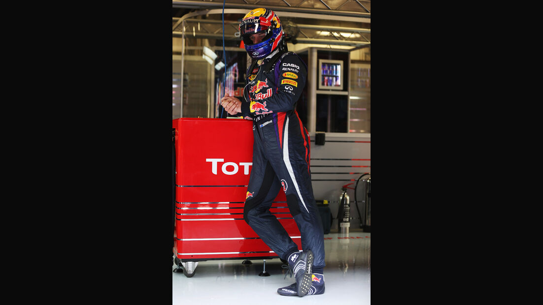 Mark Webber Red Bull F1 Test Barcelona 2013