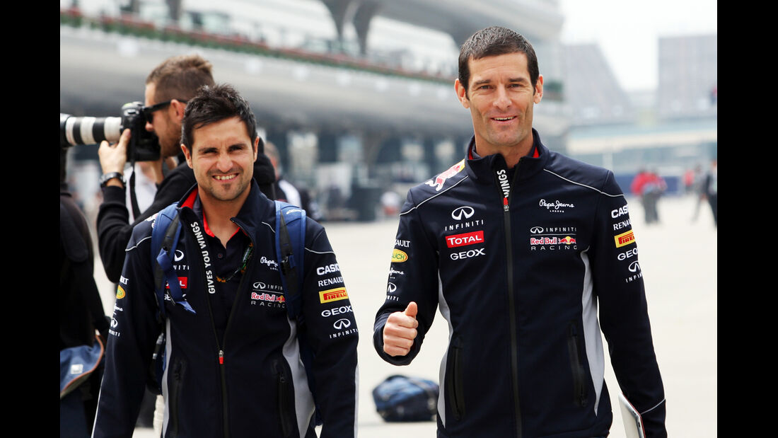 Mark Webber - Red Bull - Formel 1 - GP China - 11. April 2013