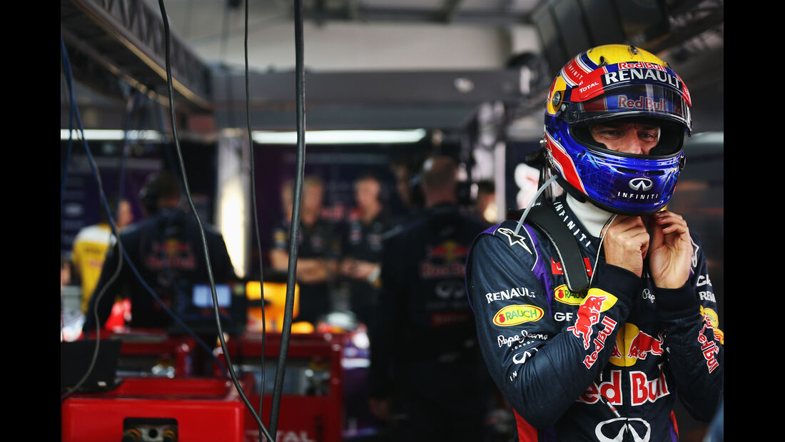 Mark Webber - Red Bull  - Formel 1 - GP Indien - 25. Oktober 2013