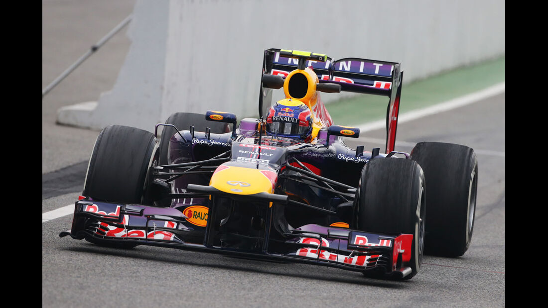 Mark Webber, Red Bull, Formel 1-Test, Barcelona, 21. Februar 2013