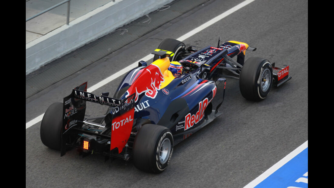 Mark Webber - Red Bull - Formel 1-Test Barcelona - 3. März 2012