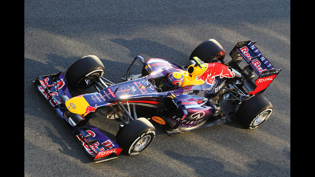 Mark Webber, Red Bull, Formel 1-Test, Jerez, 5.2.2013