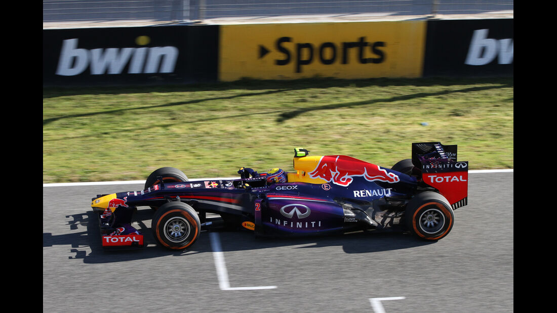 Mark Webber, Red Bull, Formel 1-Test, Jerez, 6.2.2013