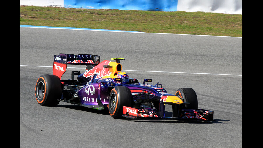 Mark Webber, Red Bull, Formel 1-Test, Jerez, 6.2.2013