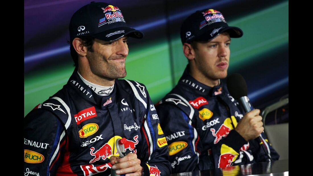 Mark Webber Sebastian Vettel - Formel 1 - GP Indien - 27. Oktober 2012