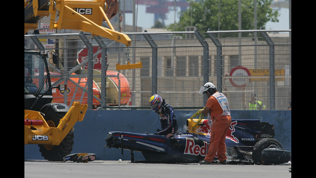 Mark Webber Unfall Valencia