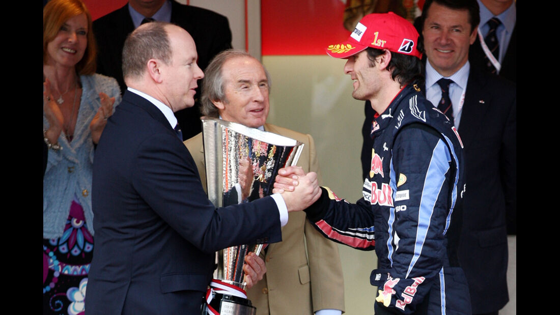 Mark Webber und Prinz Albert von Monaco